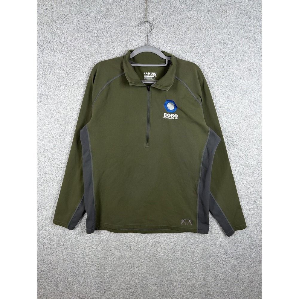 Kuiu Green Enduro Quarter Zip Hunting Pullover Top Size XL